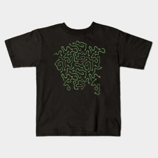 Playful Green Snakes Kids T-Shirt